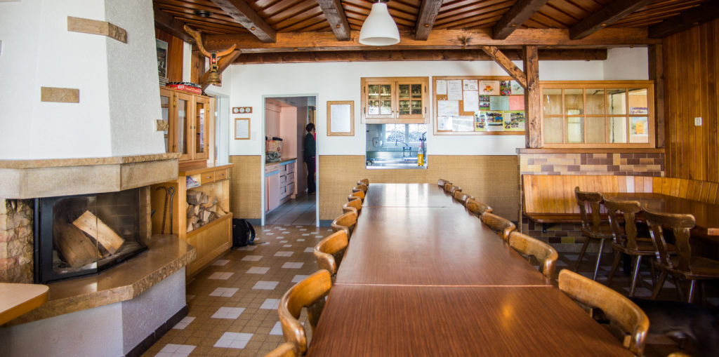 Buvette pâturages salle à manger Vicques Retemberg